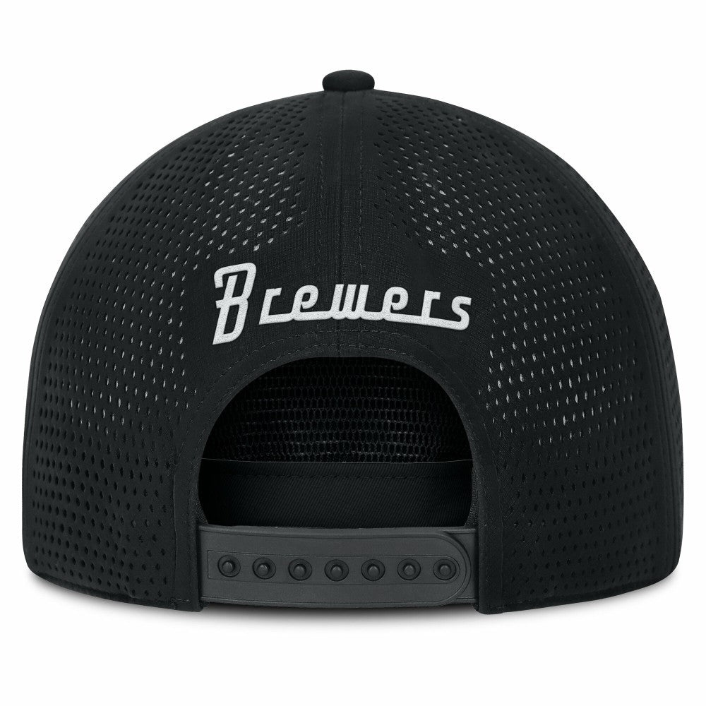 Milwaukee Brewers Signature A-Frame Adjustable Hat - Black