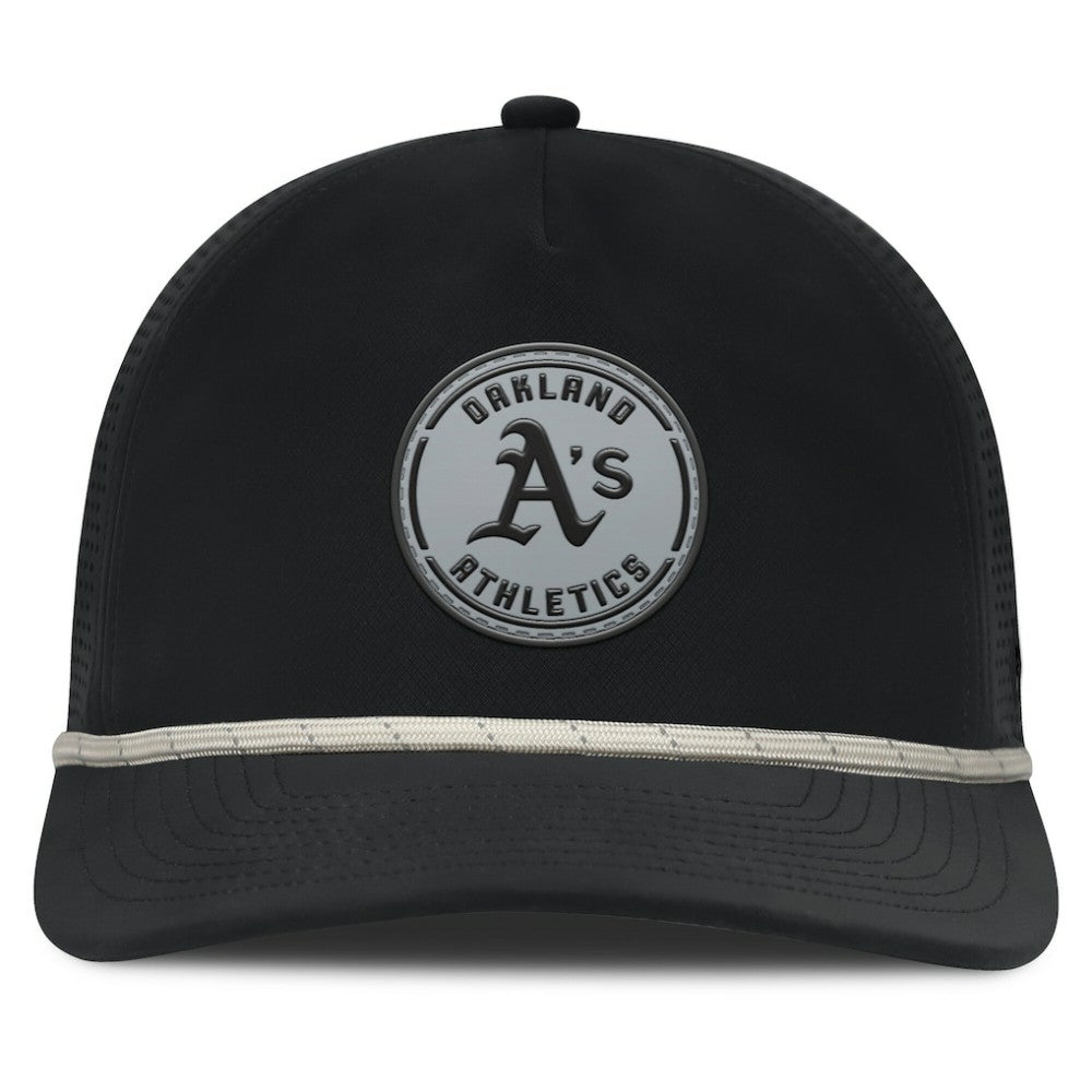 Oakland Athletics Signature A-Frame Adjustable Hat - Black