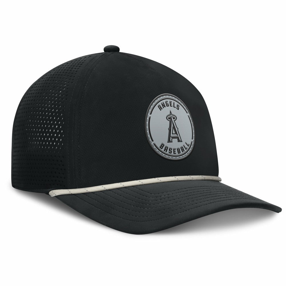 Los Angeles Angels Front Office Performance A-Frame Adjustable Hat - Black