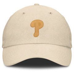 Philadelphia Phillies Front Office Leather Patch Adjustable Hat - Cream