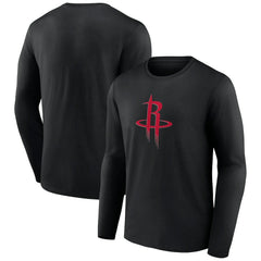 Houston Rockets Primary Logo Long Sleeve T-Shirt - Black online
