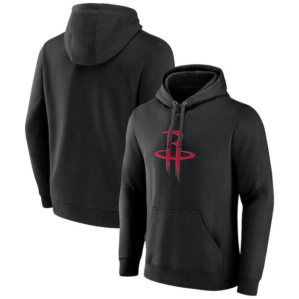 Houston Rockets Primary Logo Pullover Hoodie sale - Black discount