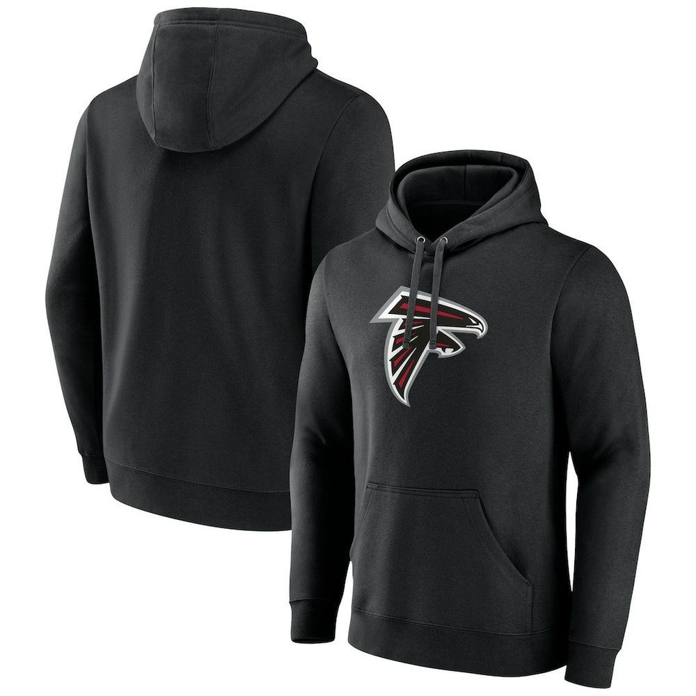 Atlanta Falcons Primary Logo Pullover Hoodie - Black on sale