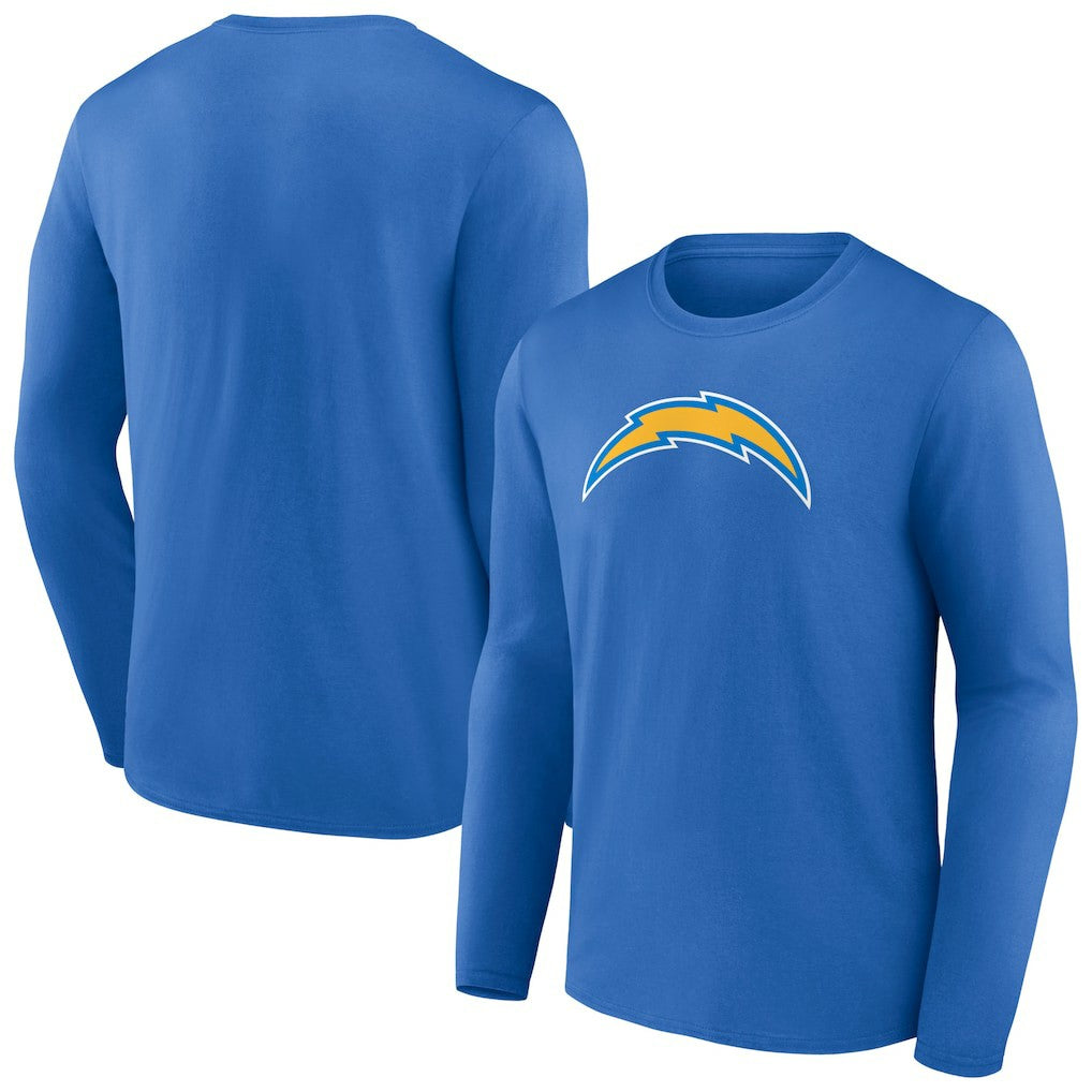 Los Angeles Chargers Primary Logo Long Sleeve T-Shirt - Powder Blue for sale