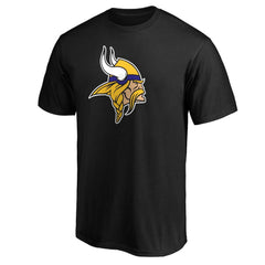 Minnesota Vikings Primary Logo T-Shirt - Black discount