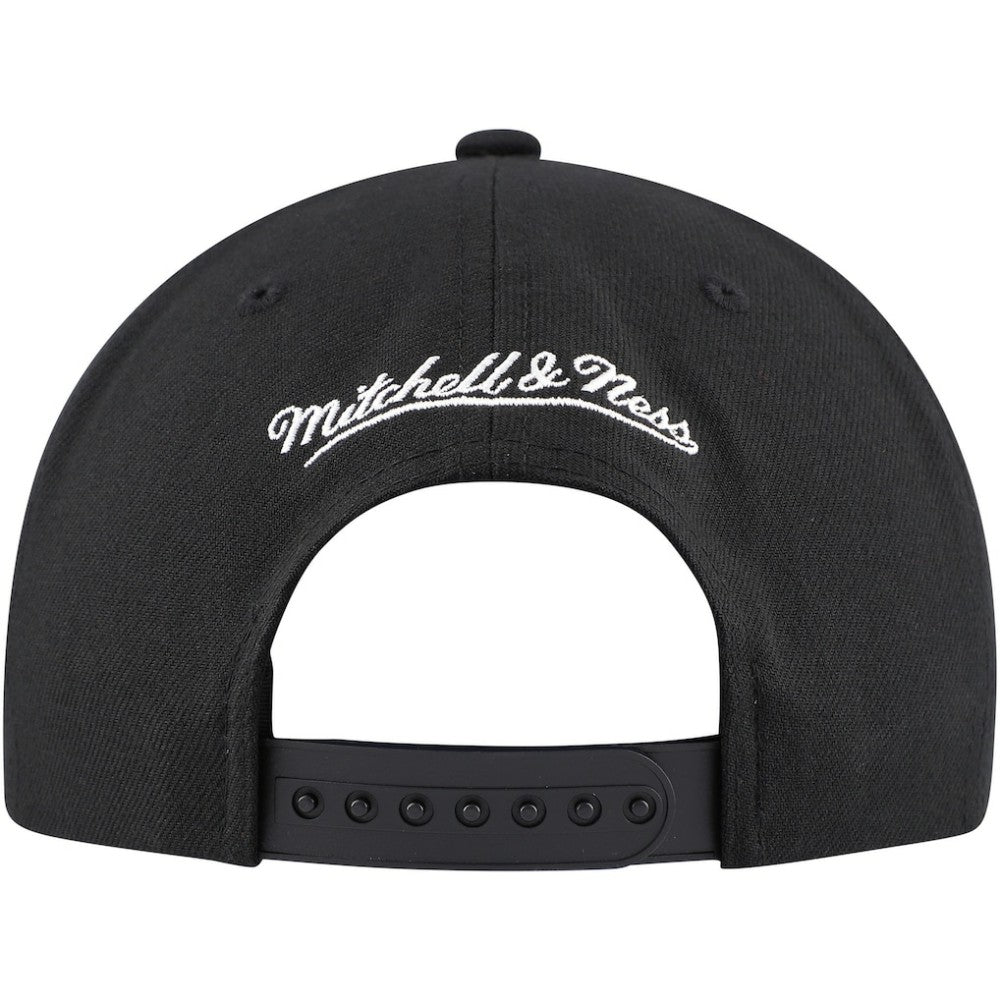 Pittsburgh Penguins Mitchell & Ness Core Team Script 2.0 Snapback Hat Black