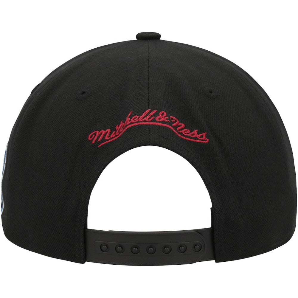 Colorado Avalanche Mitchell & Ness Core Team Script 2.0 Snapback Hat Black