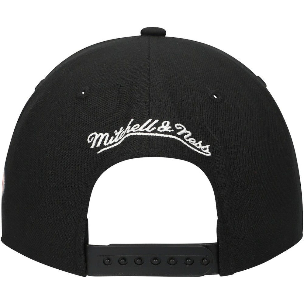 Carolina Hurricanes Mitchell & Ness Core Team Script 2.0 Snapback Hat Black