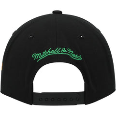 Dallas Stars Mitchell & Ness Core Team Script 2.0 Snapback Hat Black