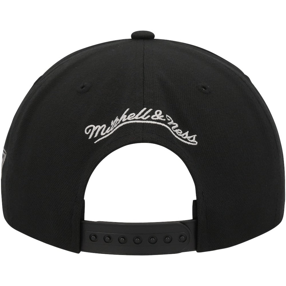 Los Angeles Kings Mitchell & Ness Core Team Script 2.0 Snapback Hat Black