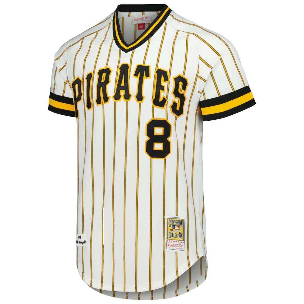 Willie Stargell Pittsburgh Pirates Cooperstown Collection 1979 Authentic Jersey - White | Mitchell & Ness
