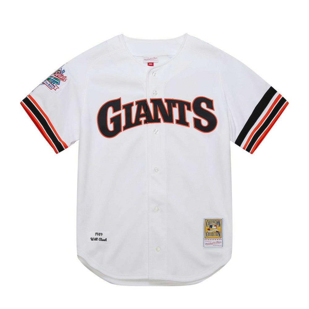 Will Clark San Francisco Giants Cooperstown Collection 1989 Authentic Jersey - White | Mitchell & Ness