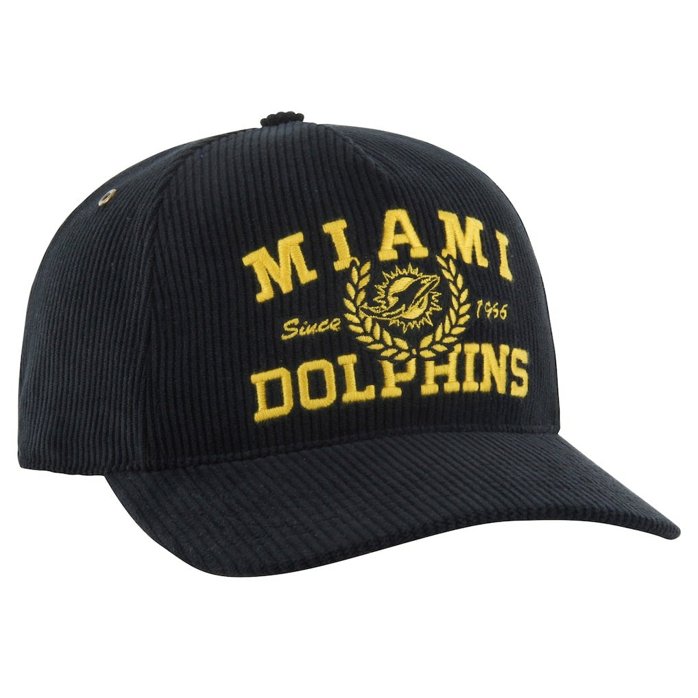 Miami Dolphins '47 Letterman Hitch Adjustable Hat - Black outlet