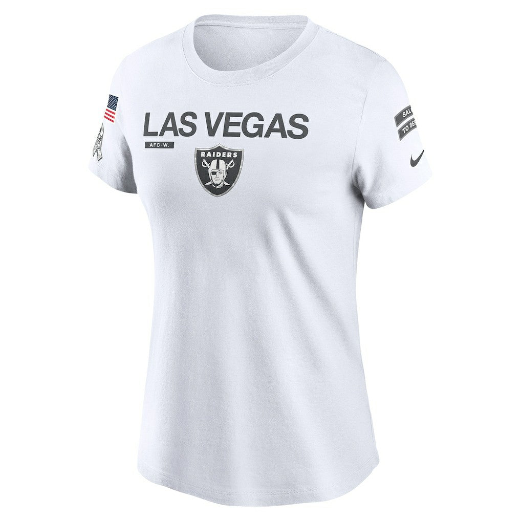 Las Vegas Raiders Women's 2024 Salute To Service Legend Performance T-Shirt - White | Nike discount