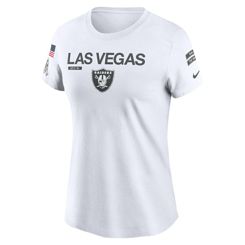 Las Vegas Raiders Women's 2024 Salute To Service Legend Performance T-Shirt - White | Nike discount
