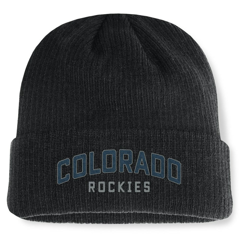 Colorado Rockies Andee Cuffed Knit Hat - Black