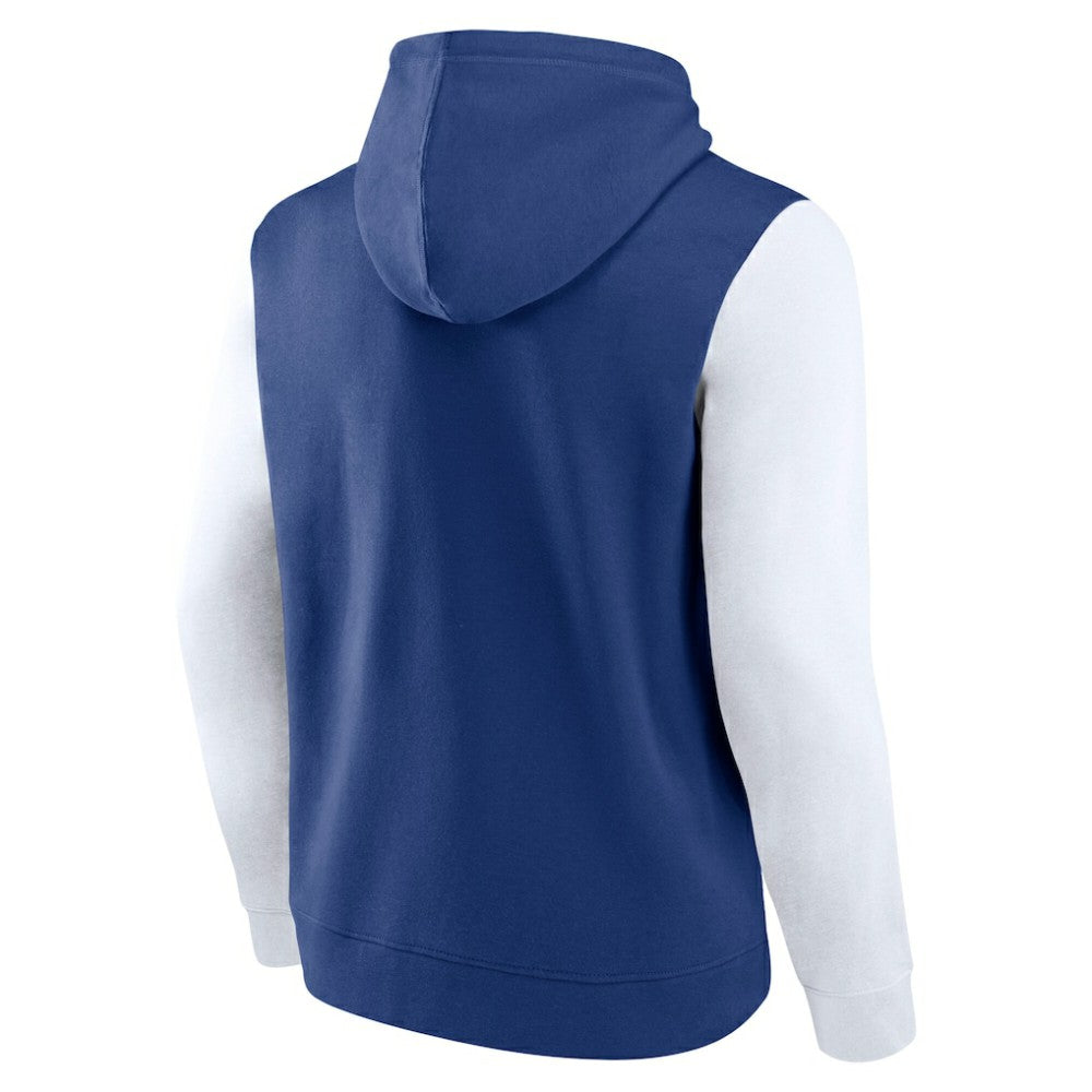 Tampa Bay Lightning Logo Athletic Deliver Fleece Pullover Hoodie Blue
