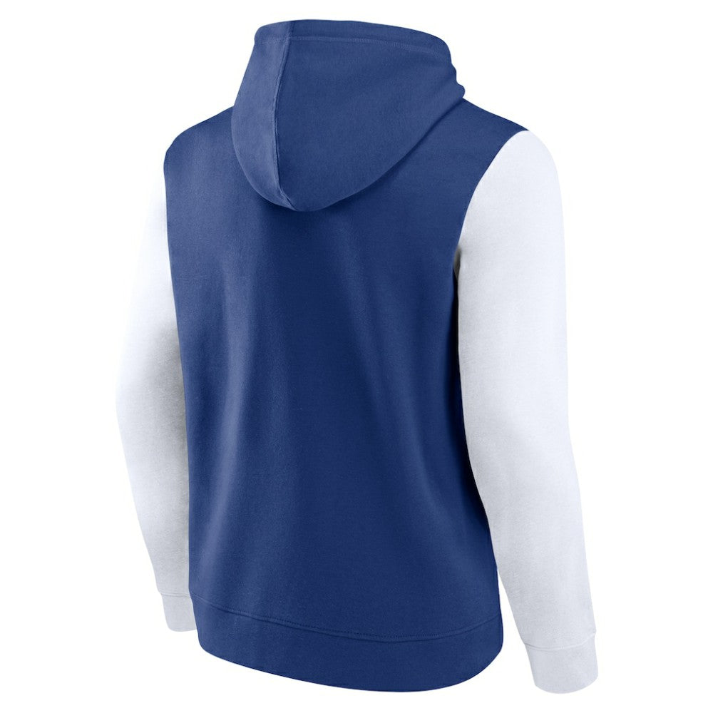 Toronto Maple Leafs Logo Athletic Deliver Fleece Pullover Hoodie Blue
