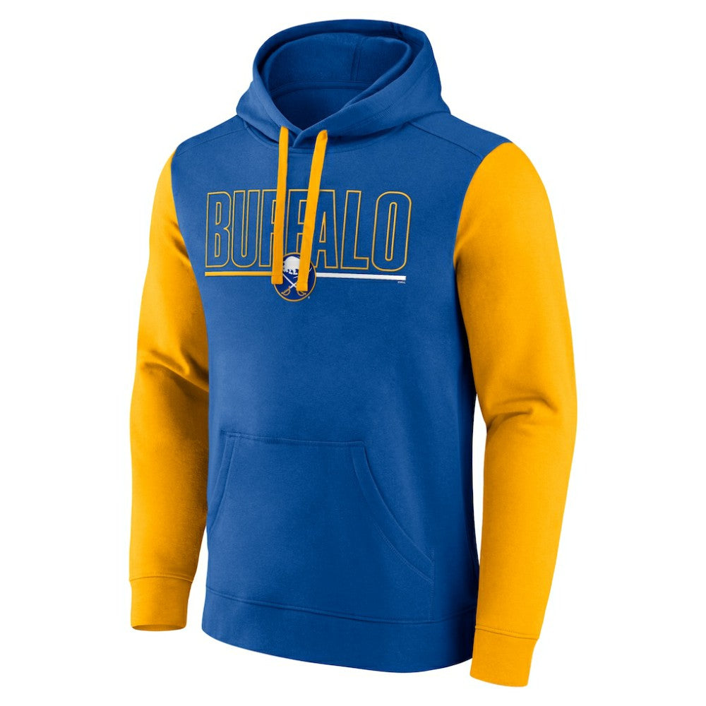 Buffalo Sabres Logo Athletic Deliver Fleece Pullover Hoodie Royal