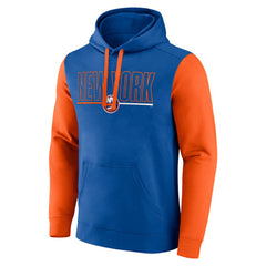 New York Islanders Logo Athletic Deliver Fleece Pullover Hoodie Royal