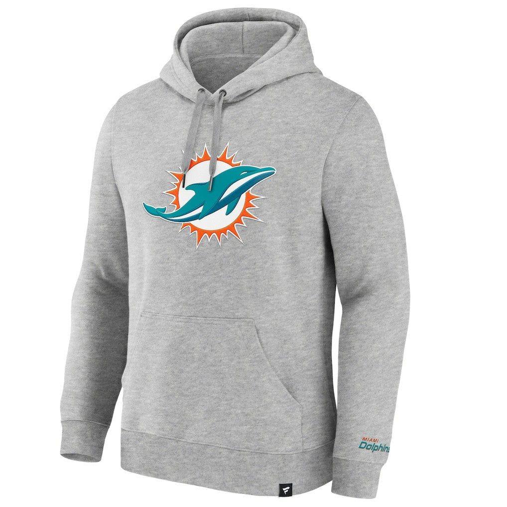 Miami Dolphins Legacy Fleece Pullover Hoodie - Heather Gray sale