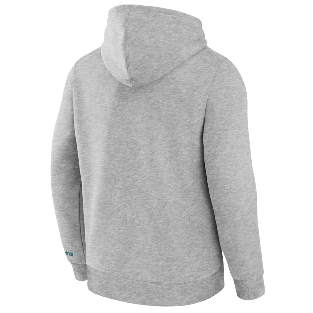 Miami Dolphins Legacy Fleece Pullover Hoodie - Heather Gray sale