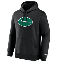 New York Jets Legacy Fleece Pullover Hoodie - Black outlet