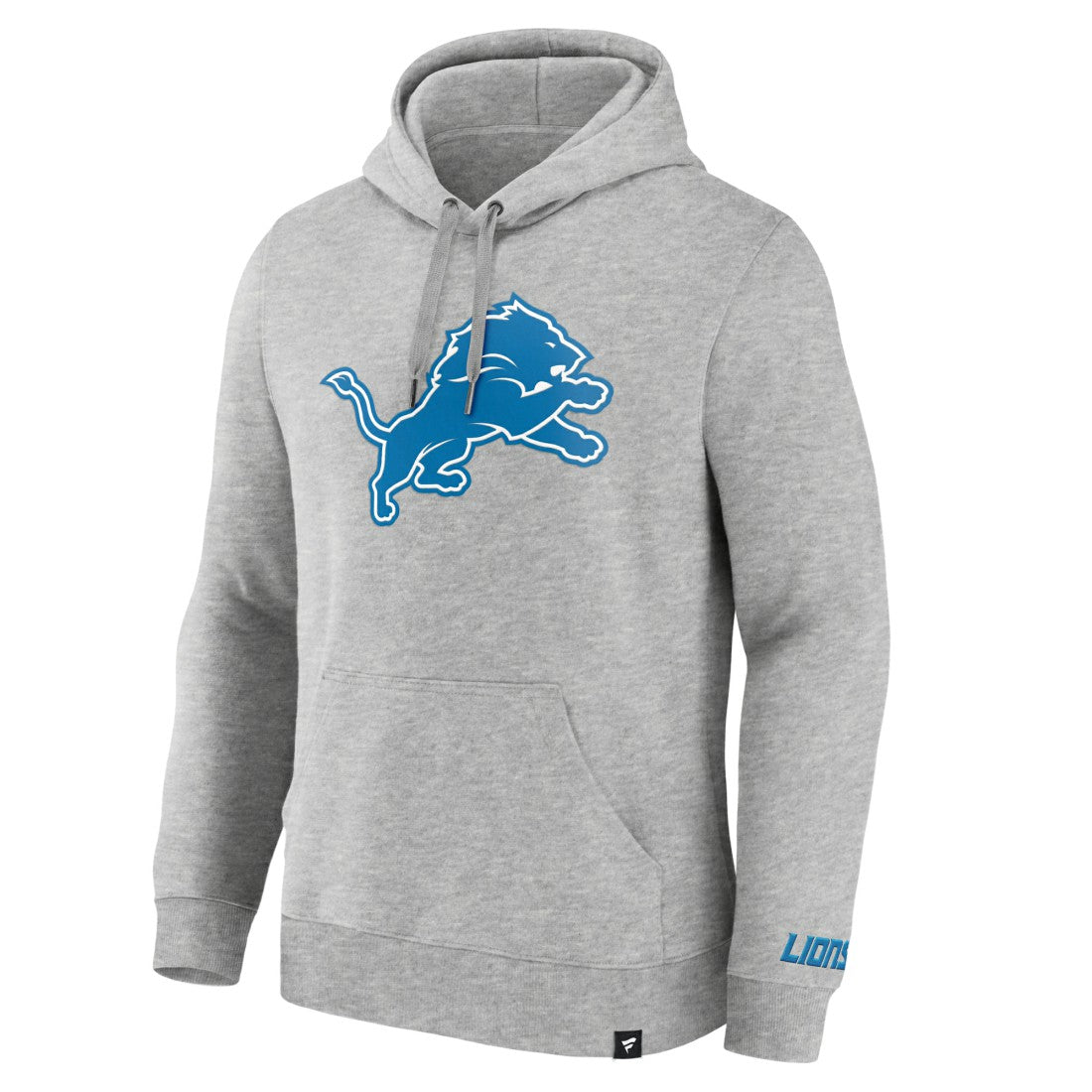 Detroit Lions Legacy Fleece Pullover Hoodie - Heather Gray discount