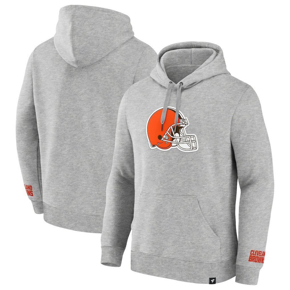 Cleveland Browns Legacy Fleece Pullover Hoodie - Heather Gray for sale