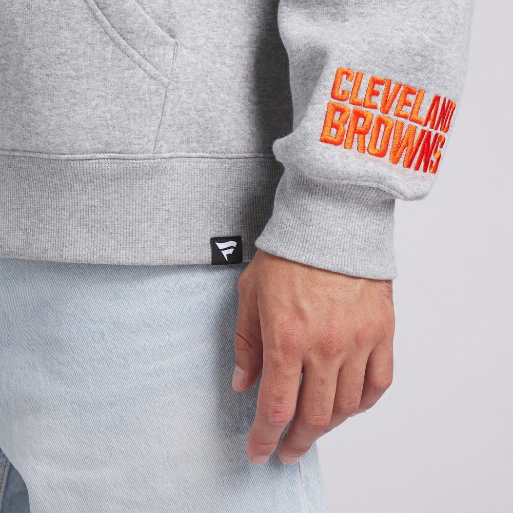 Cleveland Browns Legacy Fleece Pullover Hoodie - Heather Gray for sale