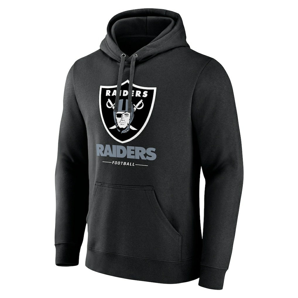 Las Vegas Raiders Team Lockup Pullover Hoodie - Black online