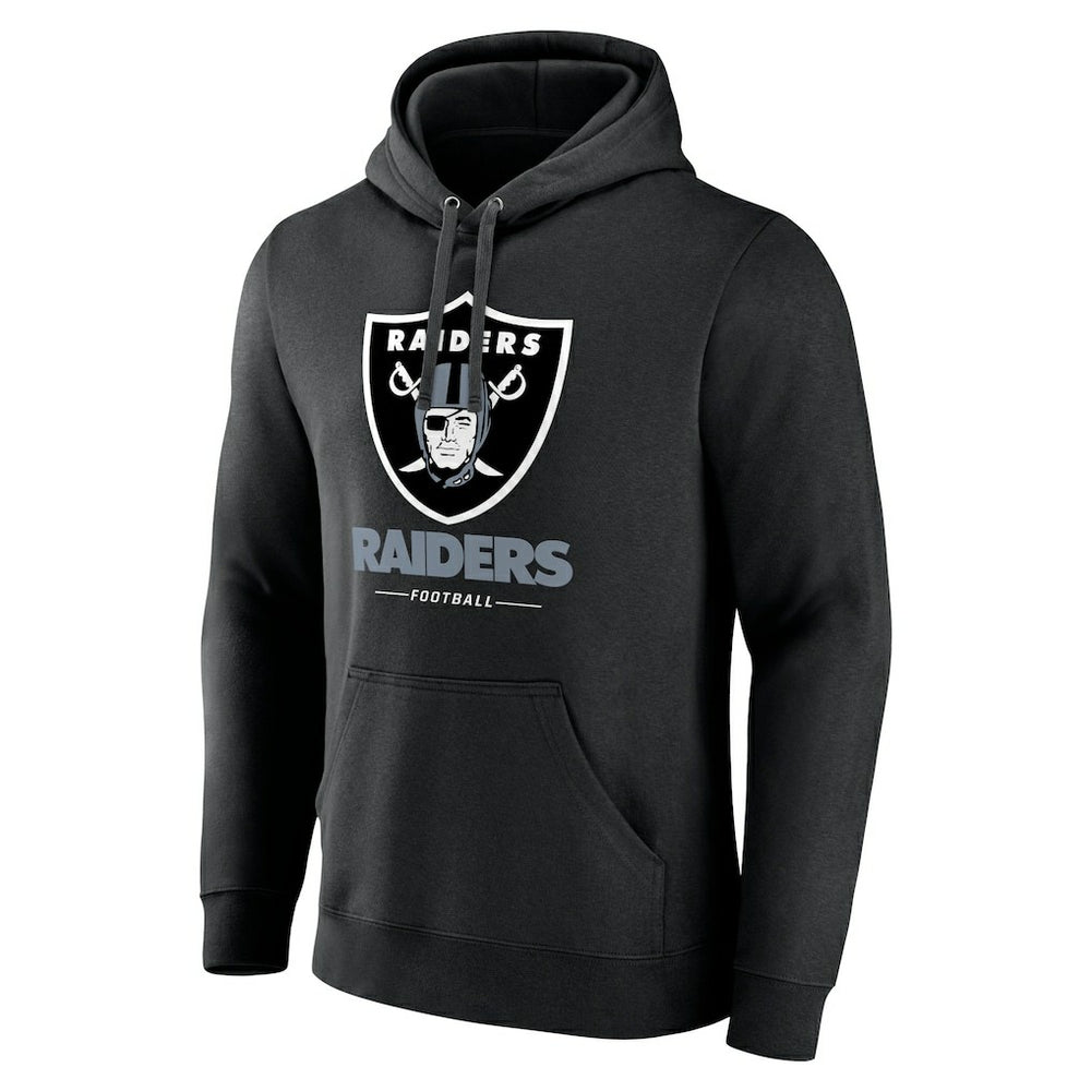 Las Vegas Raiders Team Lockup Pullover Hoodie - Black online