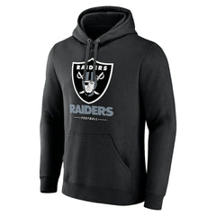 Las Vegas Raiders Team Lockup Pullover Hoodie - Black online