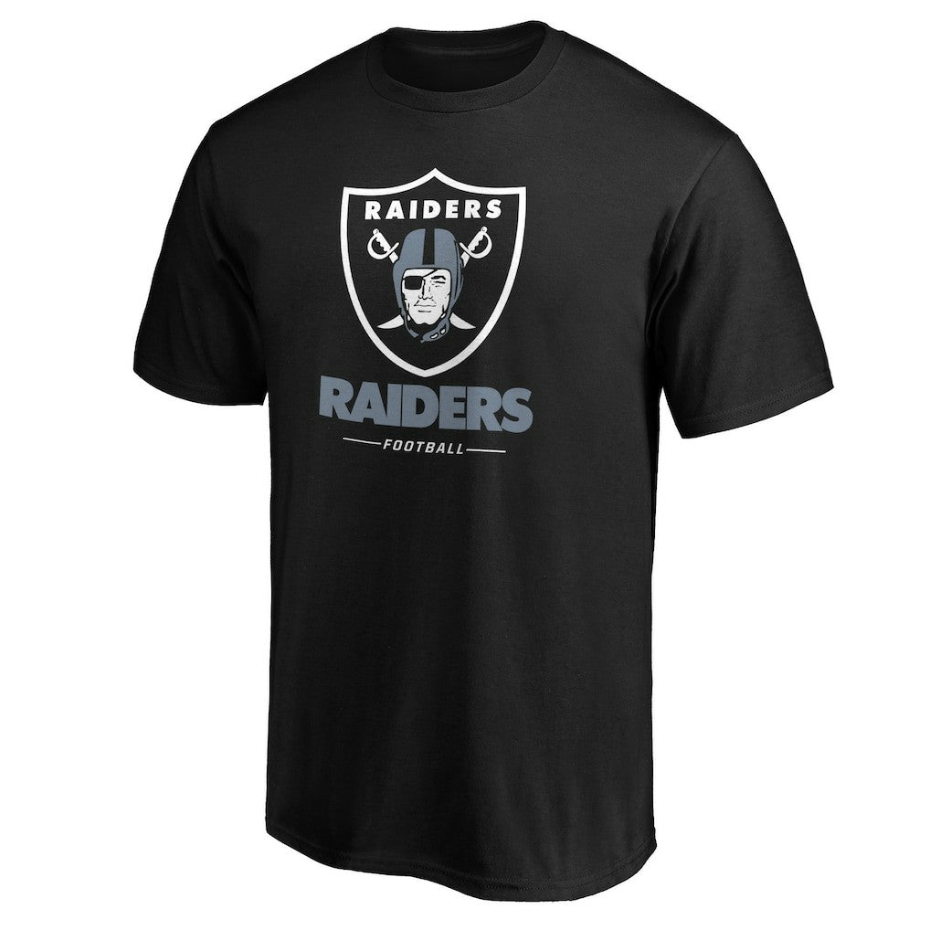 Las Vegas Raiders Team Lockup T-Shirt - Black for sale