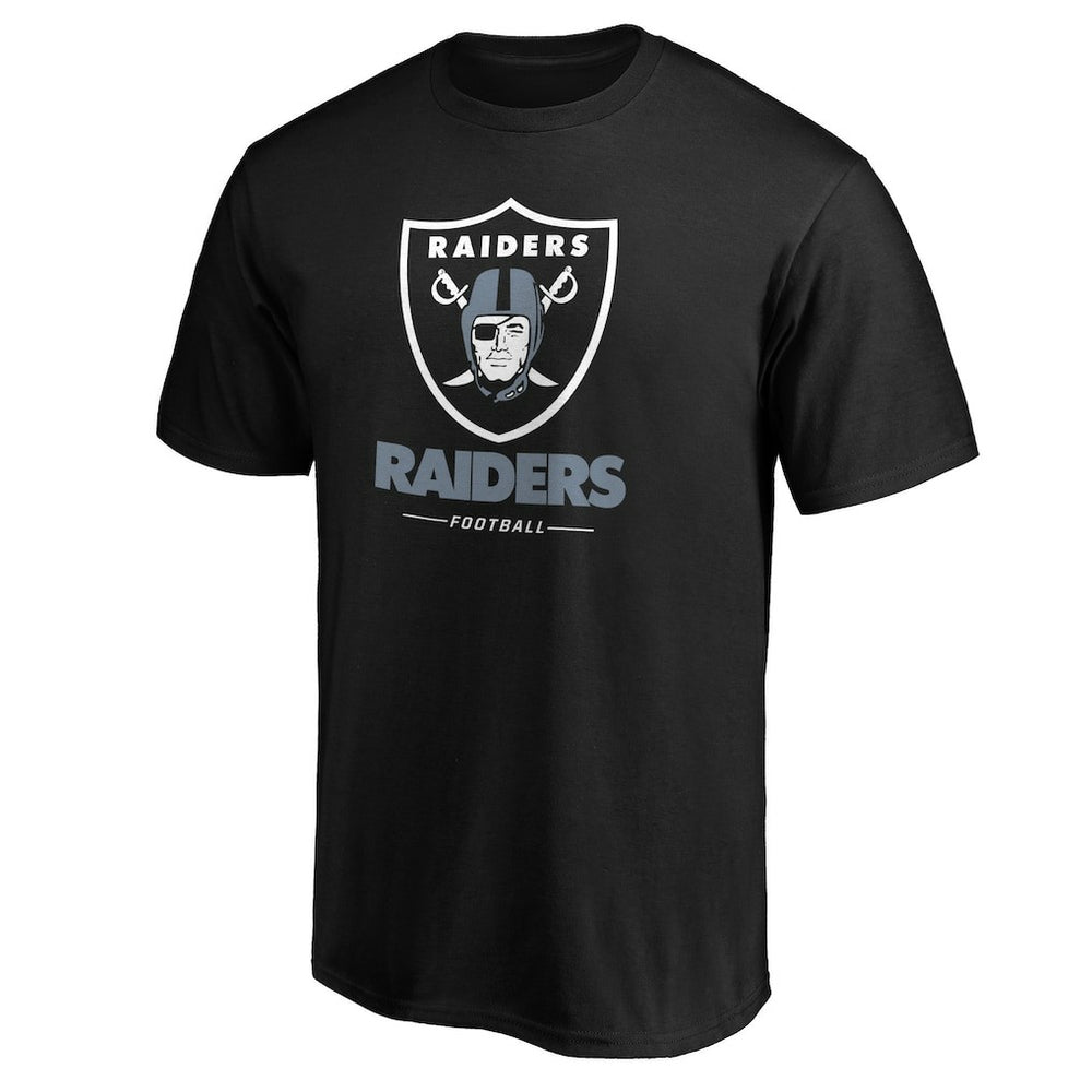 Las Vegas Raiders Team Lockup T-Shirt - Black for sale