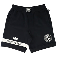 Brooklyn Nets NBA x Two Hype Unisex Culture & Hoops Premium Classic Fleece Shorts - Black sale