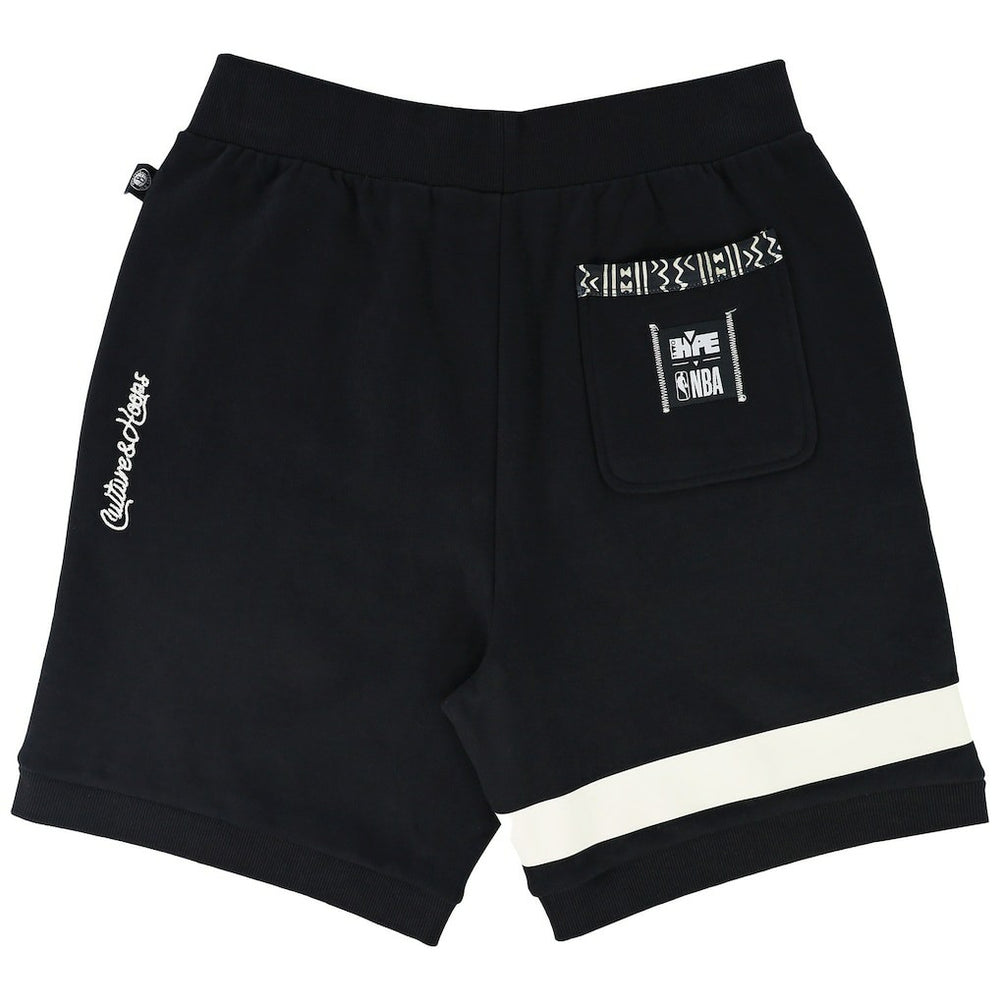 Brooklyn Nets NBA x Two Hype Unisex Culture & Hoops Premium Classic Fleece Shorts - Black sale