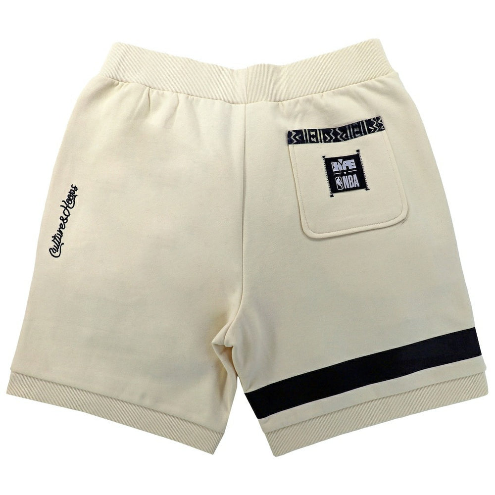 Brooklyn Nets NBA x Two Hype Unisex Culture & Hoops Premium Classic Fleece Shorts - Cream shop