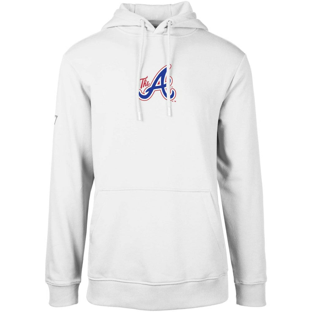 Atlanta Braves Levelwear City Connect Podium Core 2.0 Pullover Hoodie - White