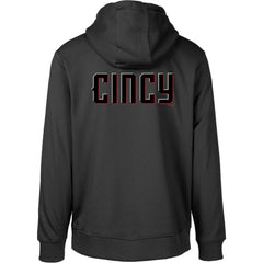Cincinnati Reds Levelwear City Connect Podium Core 2.0 Pullover Hoodie - Black