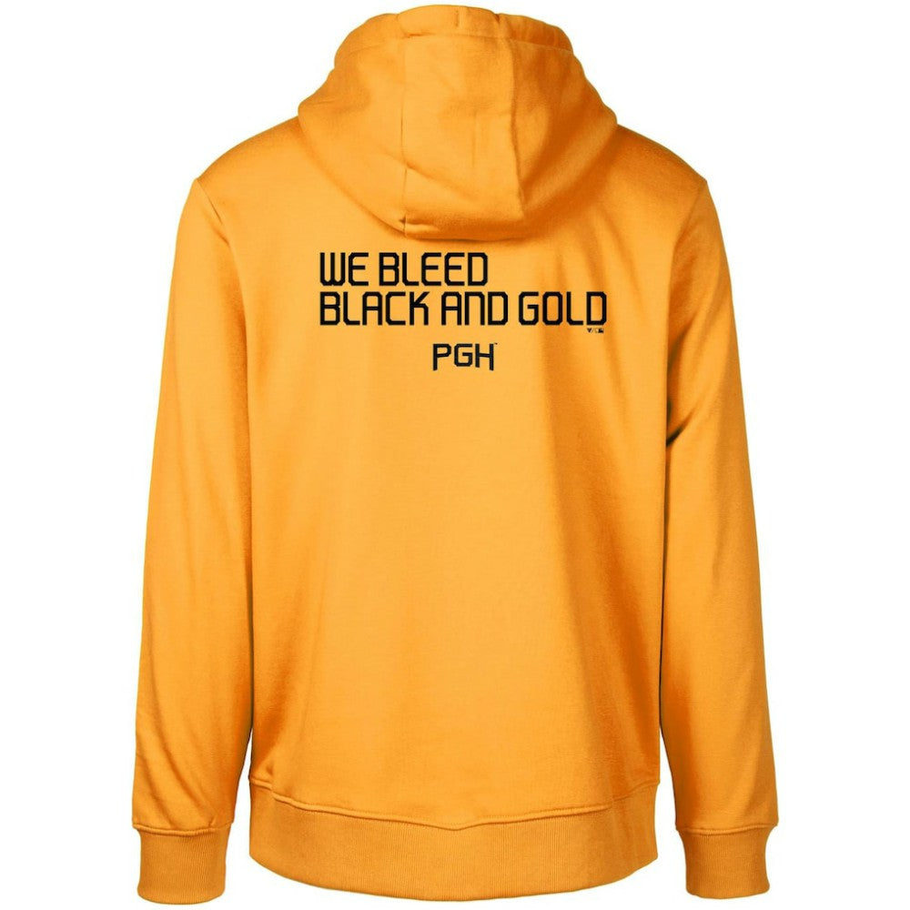 Pittsburgh Pirates Levelwear City Connect Podium Core 2.0 Pullover Hoodie - Gold