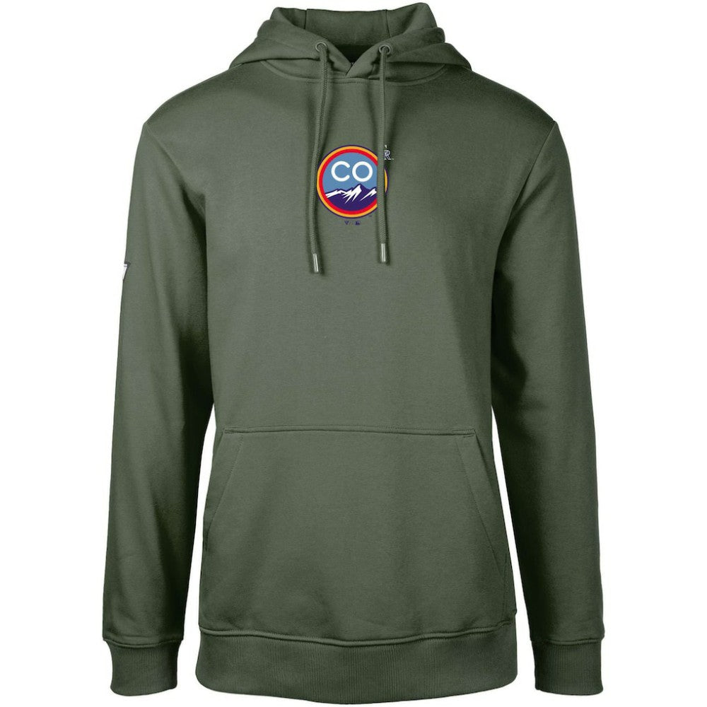 Colorado Rockies Levelwear City Connect Podium Core 2.0 Pullover Hoodie - Green