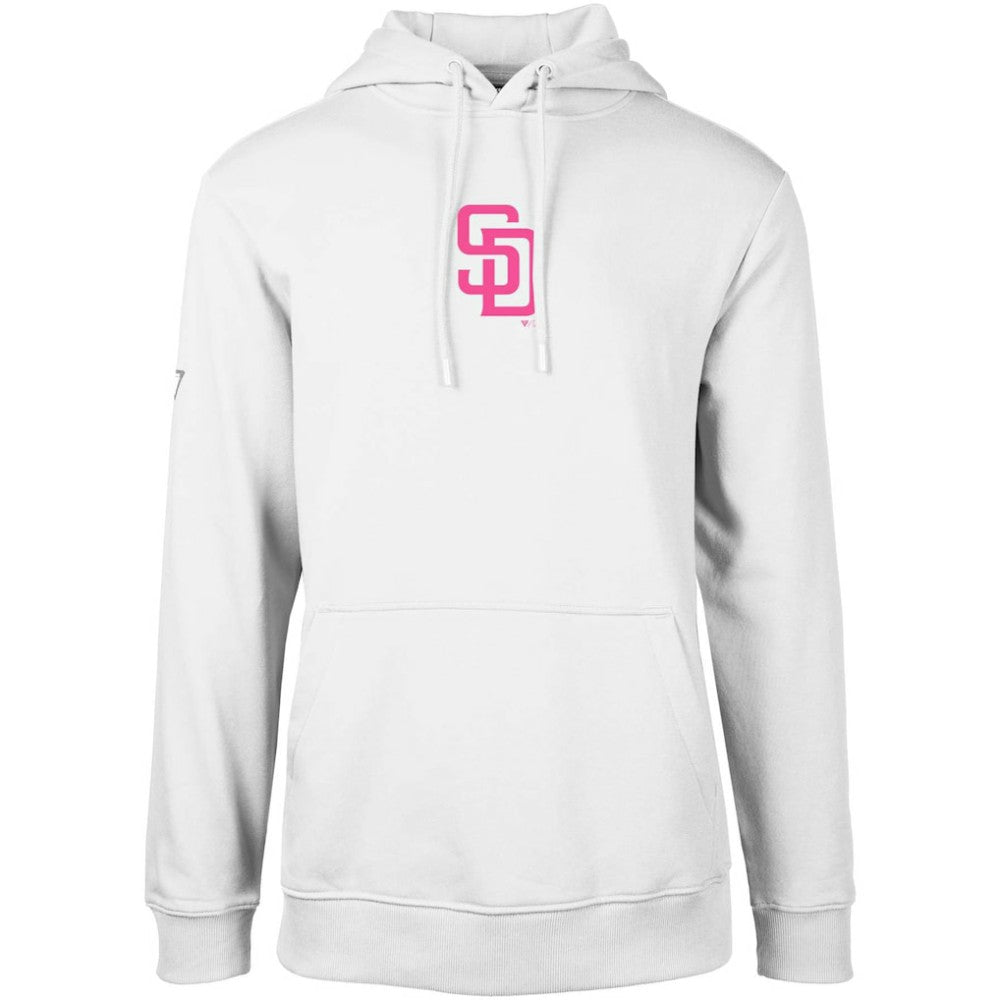 San Diego Padres Levelwear City Connect Podium Core 2.0 Pullover Hoodie - White