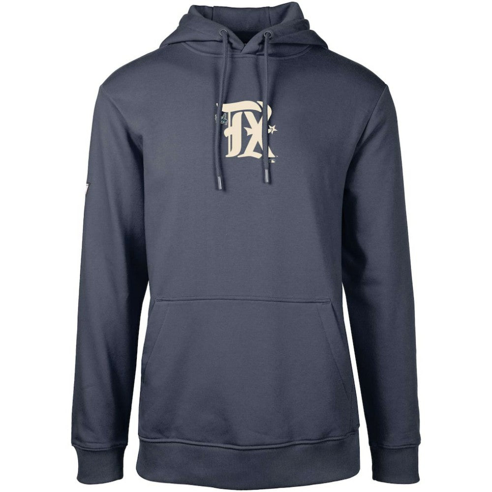 Texas Rangers Levelwear City Connect Podium Core Logo Pullover Hoodie - Navy