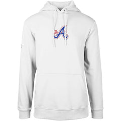 Atlanta Braves Levelwear City Connect Podium Core Logo Pullover Hoodie - White