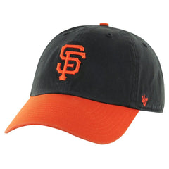 San Francisco Giants Clean Up Adjustable Hat - Black/Orange | 47 brand