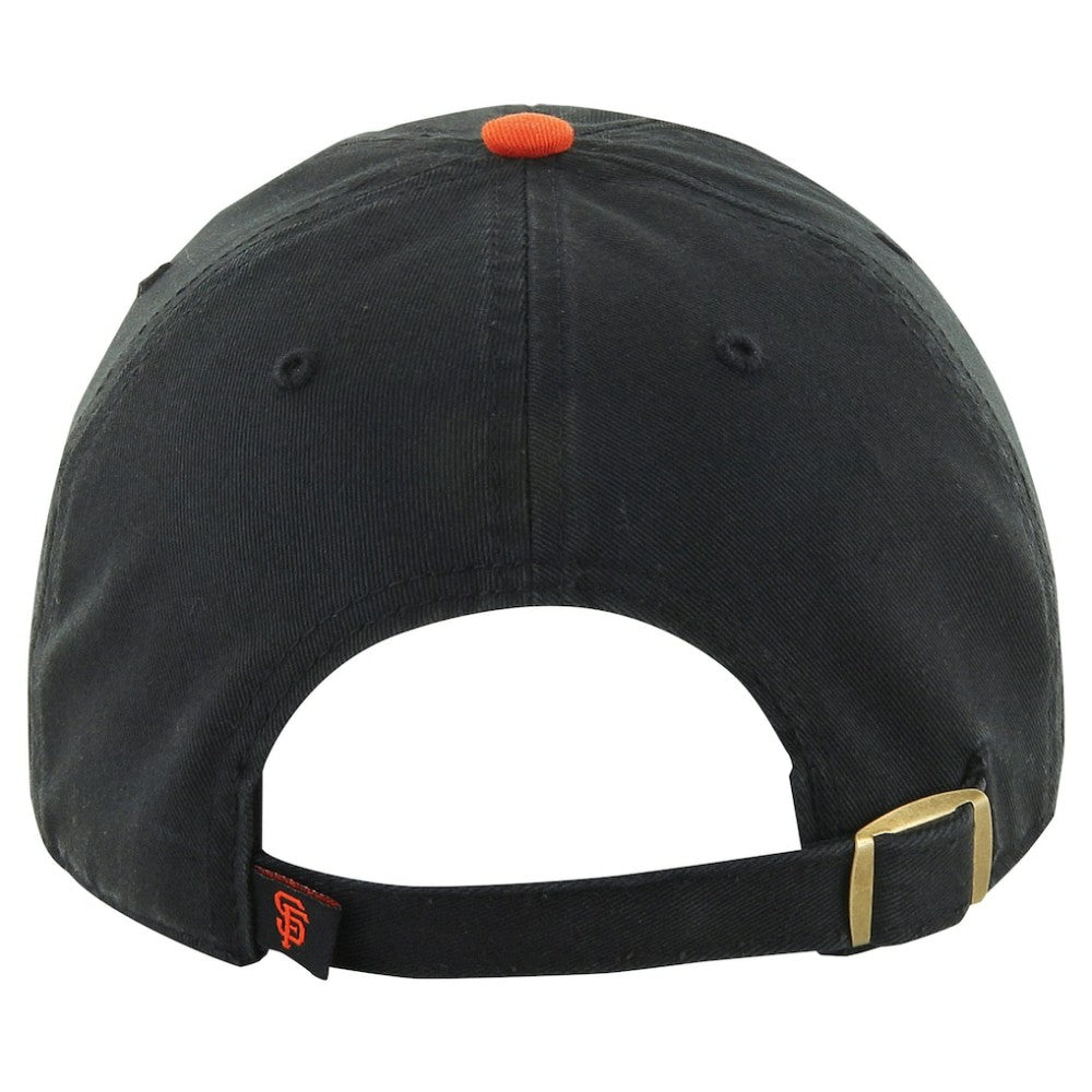 San Francisco Giants Clean Up Adjustable Hat - Black/Orange | 47 brand
