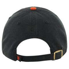 San Francisco Giants Clean Up Adjustable Hat - Black/Orange | 47 brand