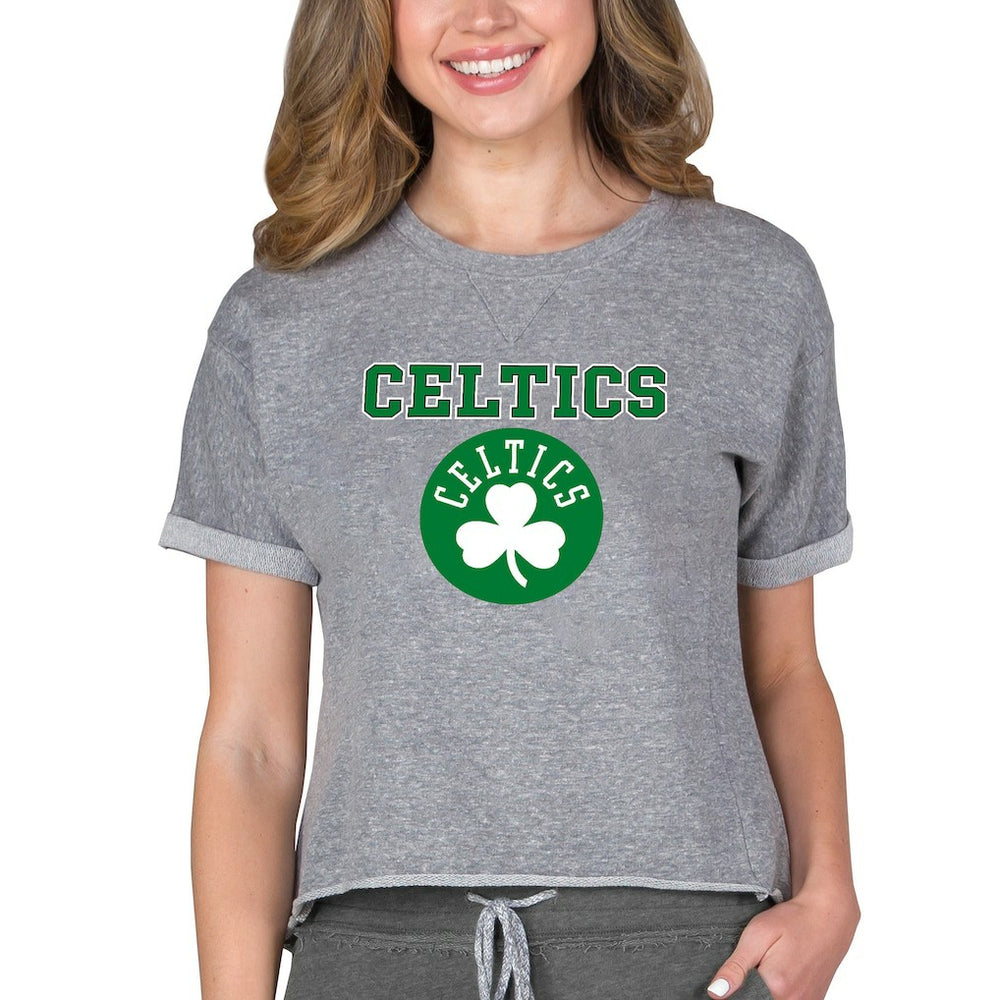 Boston Celtics Concepts Sport NBA Women's Concepts Mainstream Terry SS Top - Gray on sale