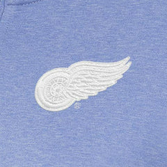 Detroit Red Wings Antigua Women's White Logo Mentor Quarter-Zip Jacket Lavender
